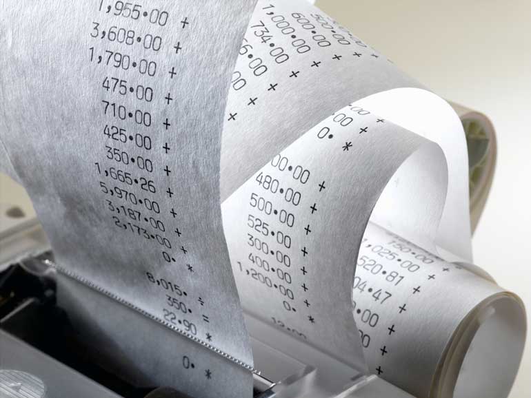 3. Receipts