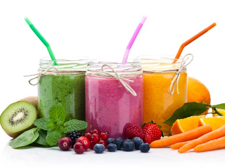 You eat fruit smoothies all the time