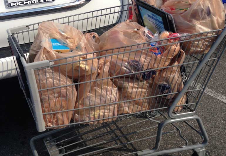 4. Bring your own shopping bags