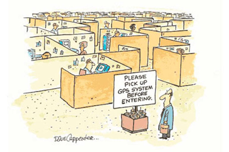 16. This office as a-maze-Ing!