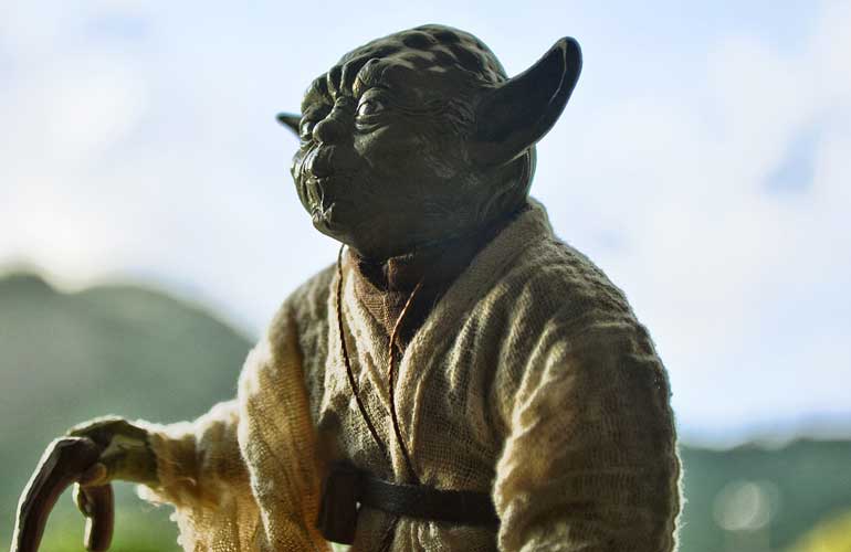 2. Yoda was almost a monkey in a mask