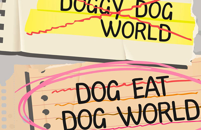 A doggy dog world