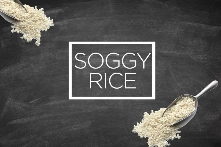 Soggy rice