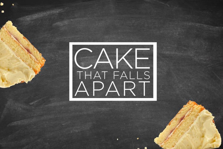 Cake that falls apart