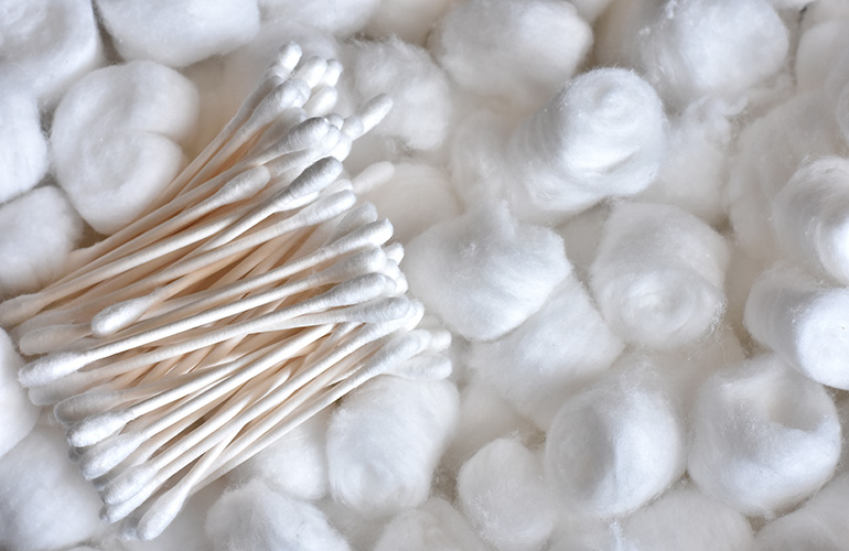 Cotton swabs and balls