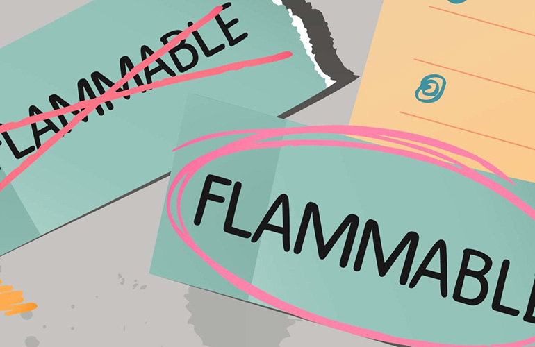 Inflammable