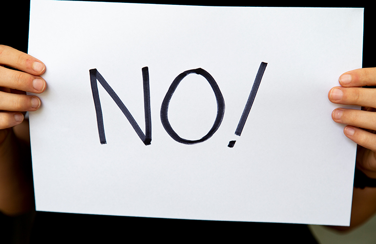 Just say no