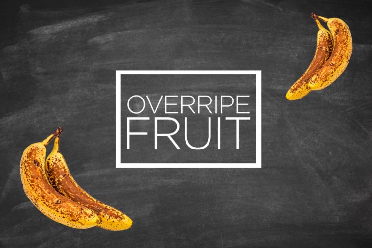 Overripe fruit
