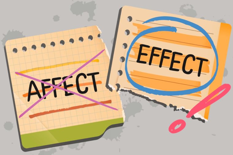 Affect versus Effect