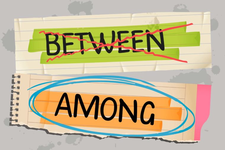 Between versus Among