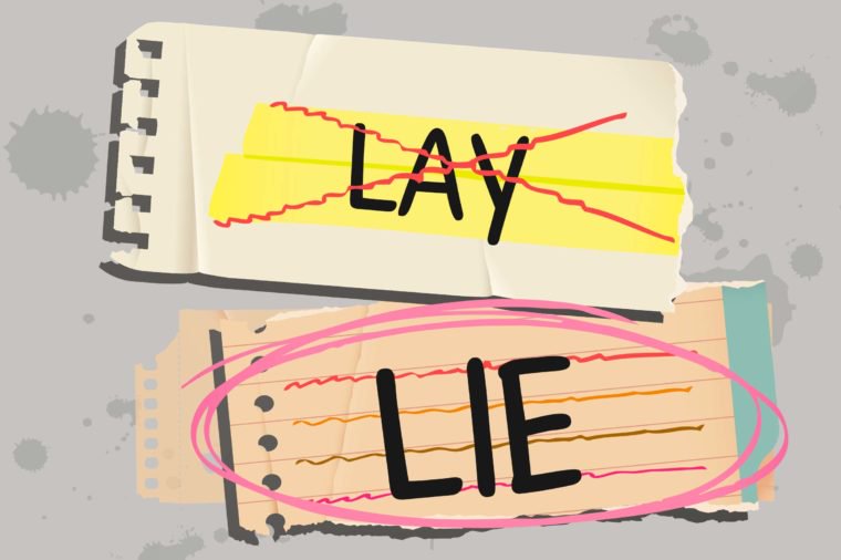 Lay versus Lie