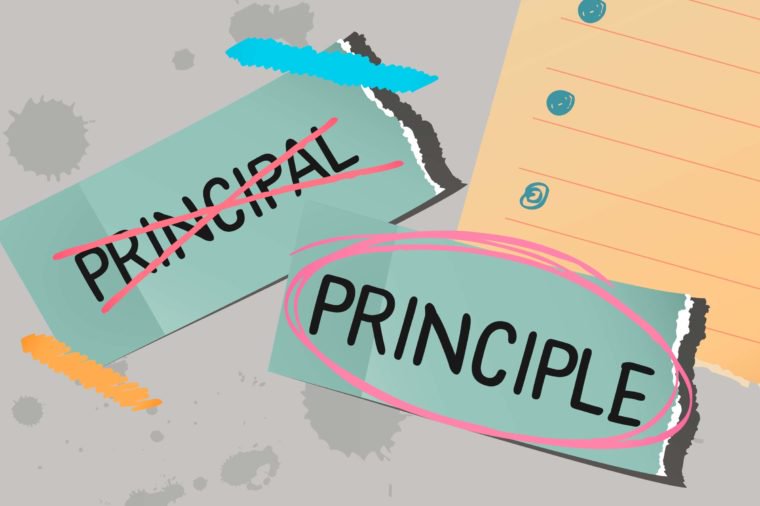 Principal versus Principle