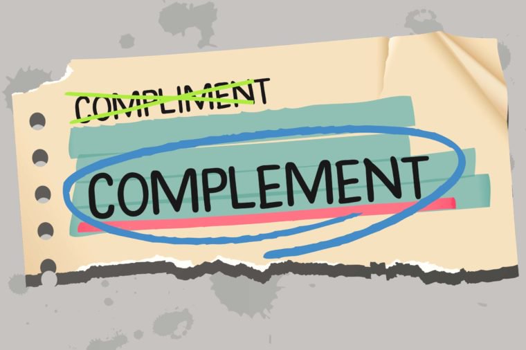 Compliment versus Complement