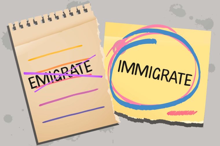 Emigrate versus Immigrate