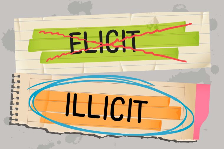 Elicit versus Illicit