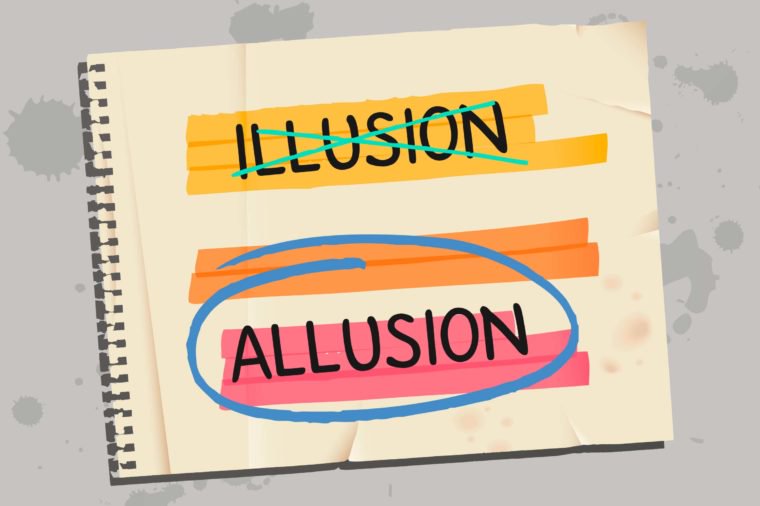 Illusion versus Allusion