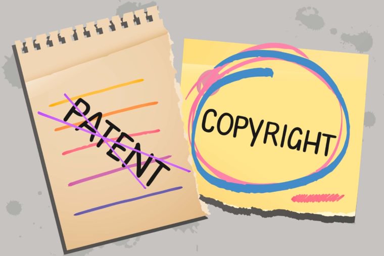 Patent versus Copyright versus Trademark
