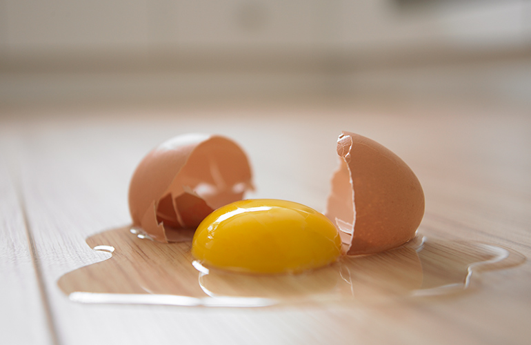 Egg on your face again?