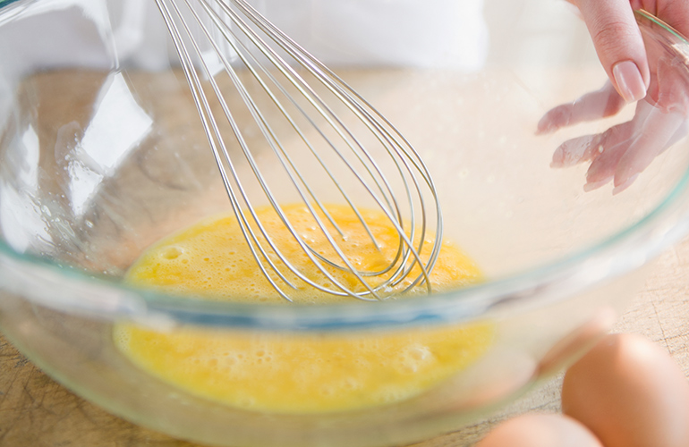 Not whisking enough