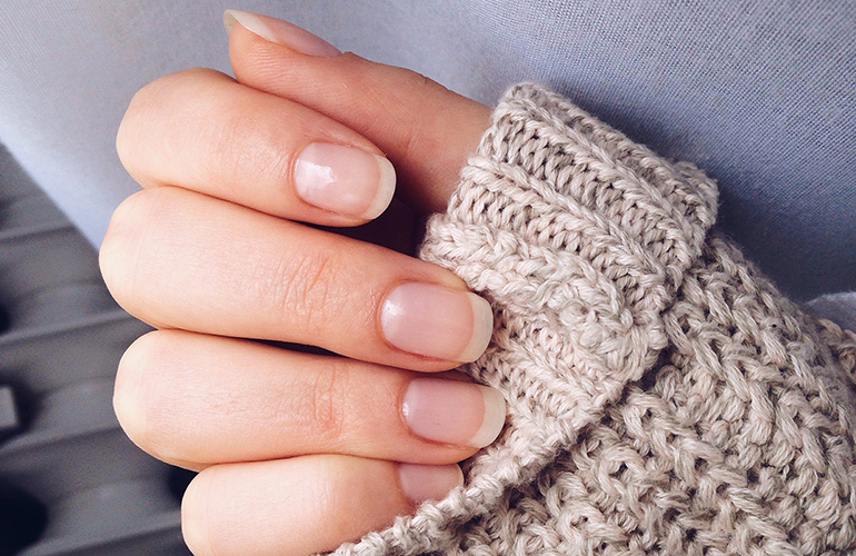Under your fingernails