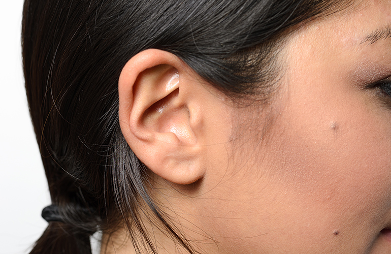 In your ear canal