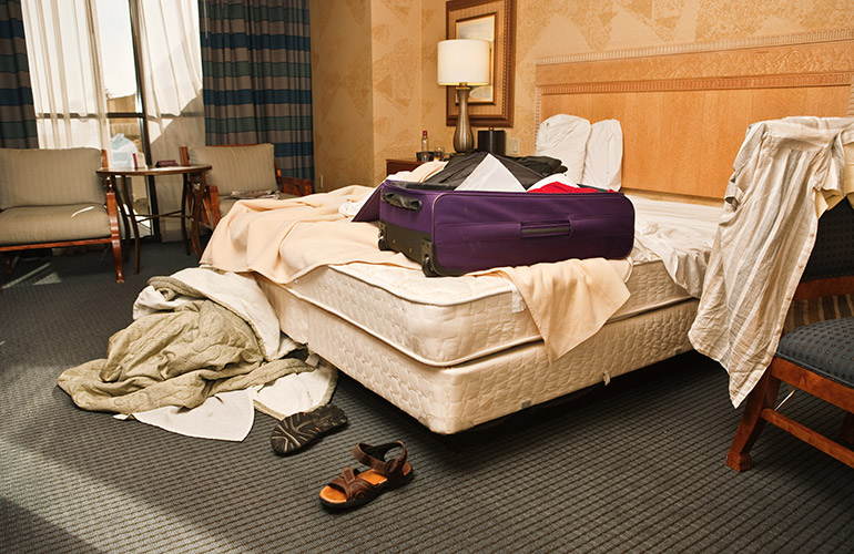 Trashing your room