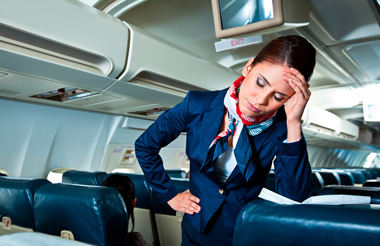 “Stewardess!”