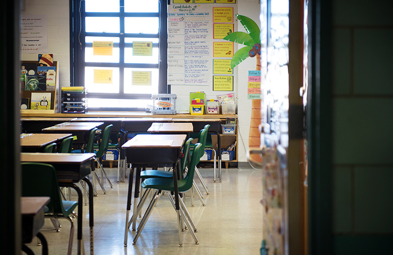 My first year of teaching, a fifth-grader actually threw a chair at me