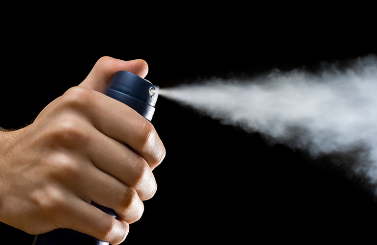Go easy on the perfume or aftershave
