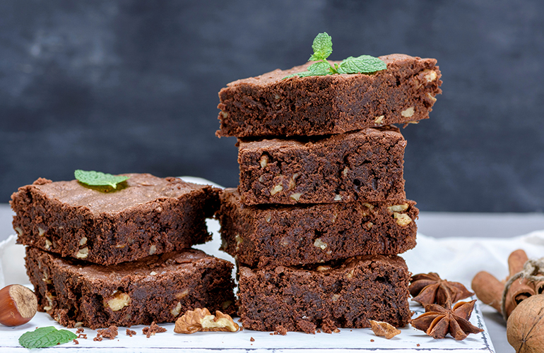 Give brownies a flavour boost