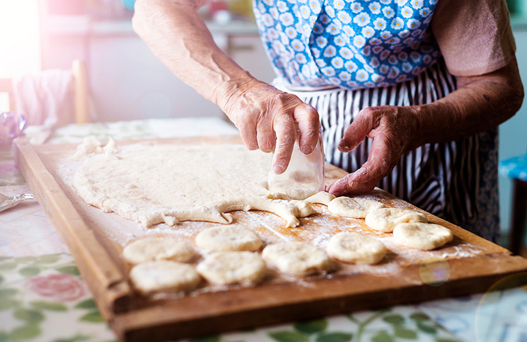 Use a make-shift cookie cutter