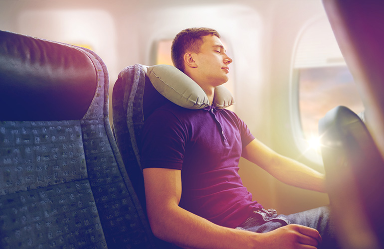 Falling asleep unbuckled
