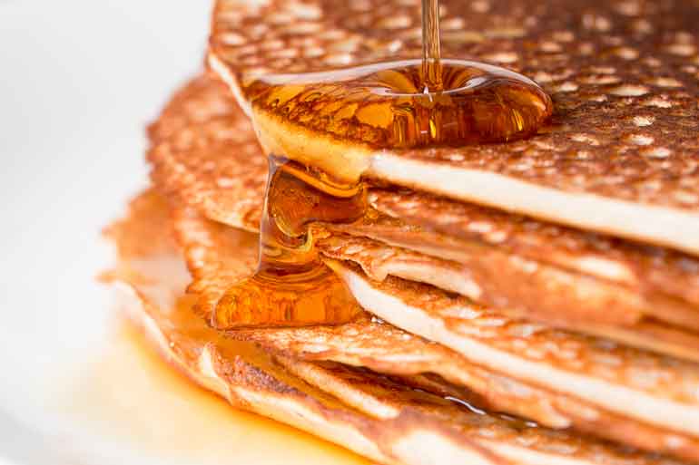 You opt for the short stack instead of the omelette