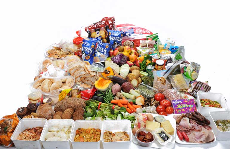 Buying or making too much food