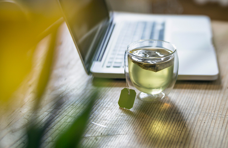 Sip green tea every day