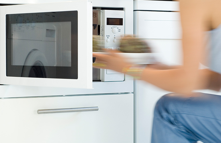 Using a microwave