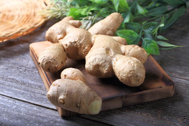 Toss in ginger