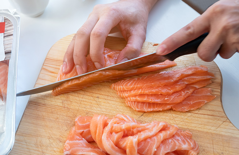 Using the same cutting board for everything