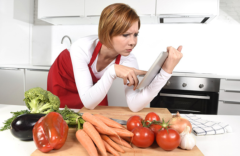 Not reading the entire recipe