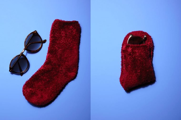 Eyeglass storage