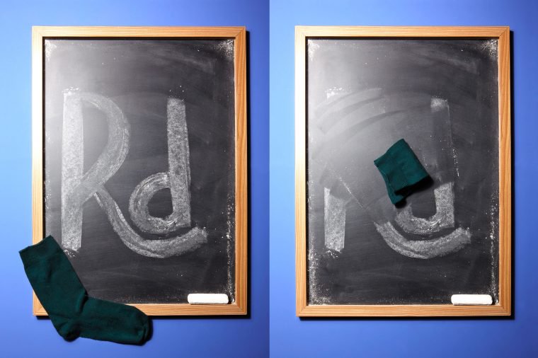 Clear chalkboards