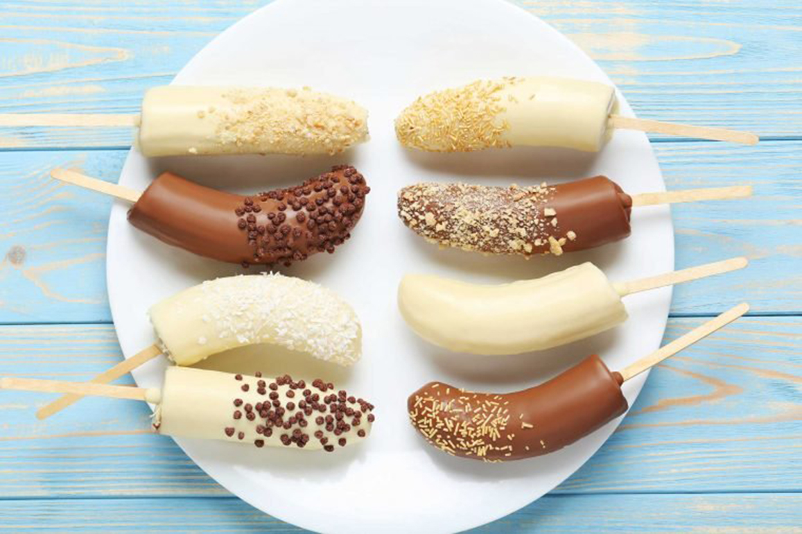 Eat a frozen “banana-sicle”