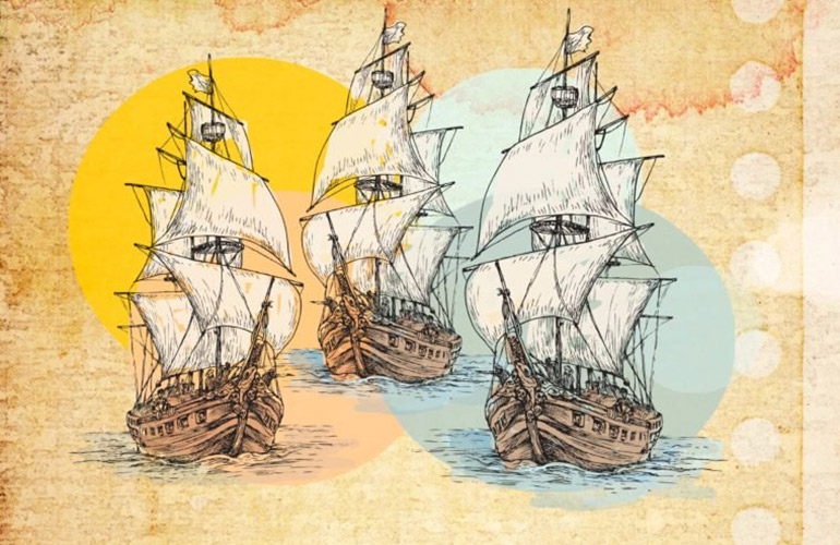 The Niña, the Pinta and the Santa Maria weren’t the names of Christopher Columbus’s ships