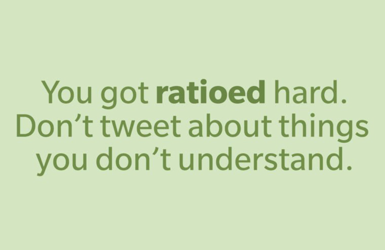 Ratioed