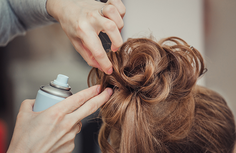 I know you’ve heard you shouldn’t wash your hair before getting an updo, because a little grit can help maintain the style