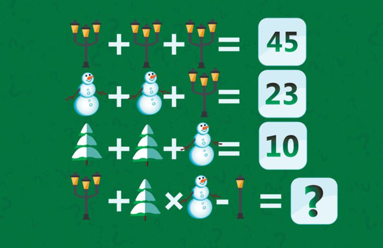 Snowman maths