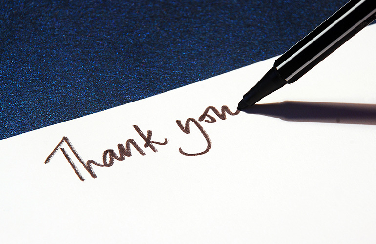 New Year Resolution Idea #4: Write a thank-you card to someone from your past
