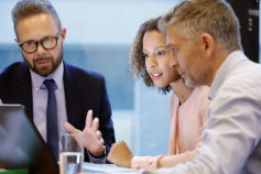 financial planner with couple