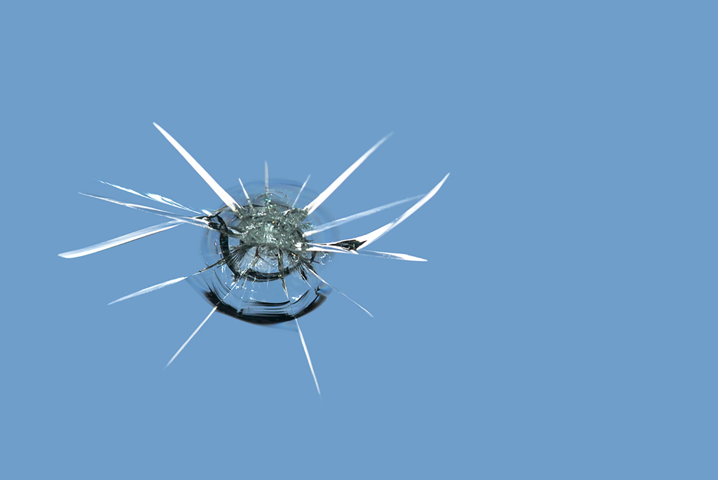 A rock chipped my windshield