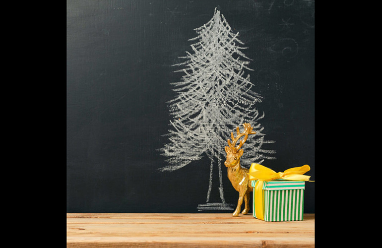 Chalkboard tree